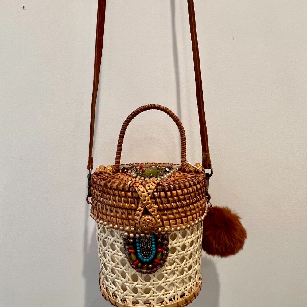 EMBELLISHED BALI BAG